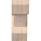 Ekena Millwork Traditional Slat Smooth Bracket w/ Offset Brace, Douglas Fir, 7 1/2"W x 18"D x 18"H BKT0806X18X18TRA06SDF - alternate 4